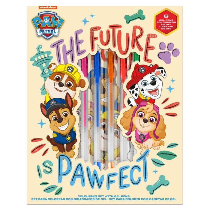 Paw Patrol Activity Book with 6 Gel Pens