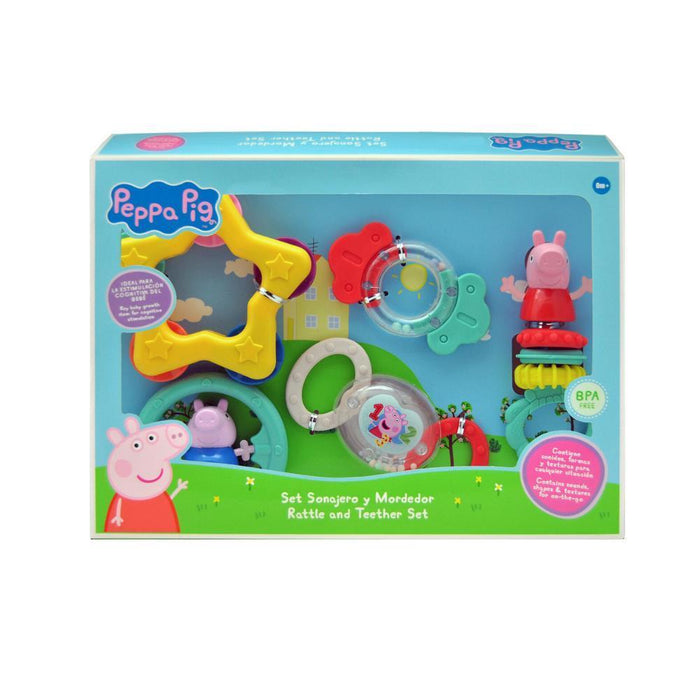 Set de 5 Husillos y Mordedores Peppa Pig