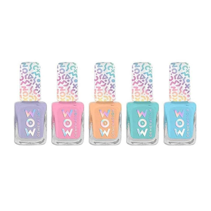Conjunto de 5 Vernizes para as Unhas Pastel Wow Generation