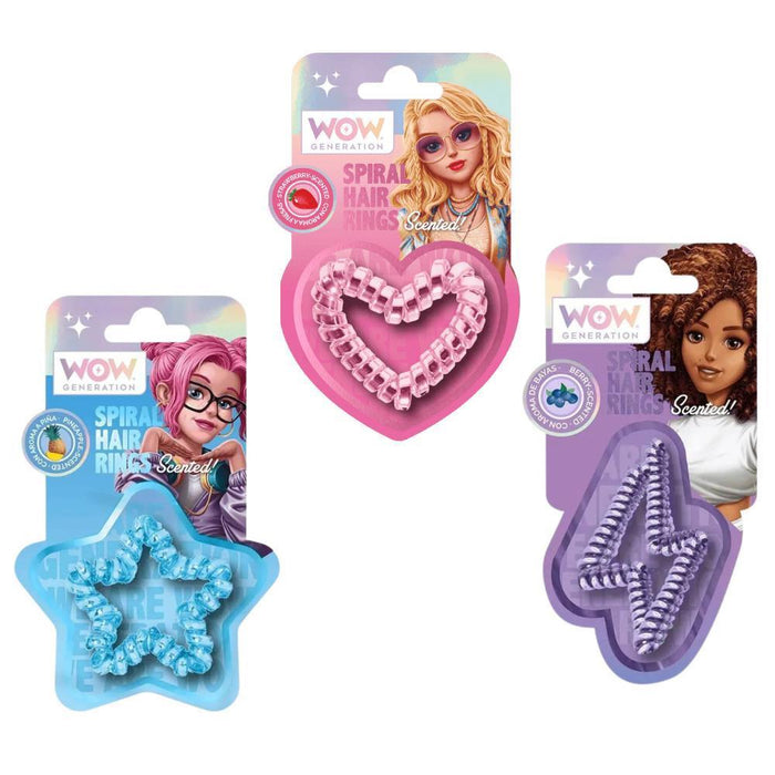 Goma para el pelo en espiral con aroma a frutas de WowGeneration