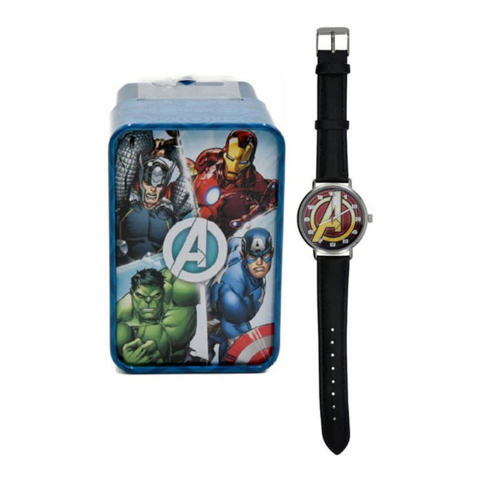 Avengers Logo Analog Watch with Metal Case