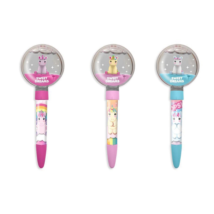 Caneta com Globo Unicórnio Sweet Dreams