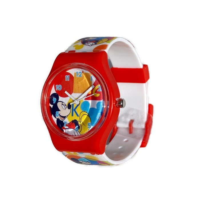 Relógio Analógico Mickey com Caixa em Metal