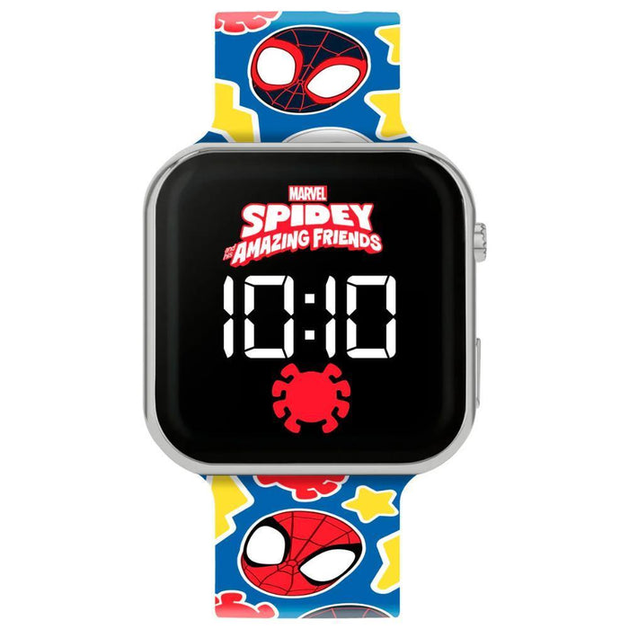 Relógio Digital Led Spidey & Friends