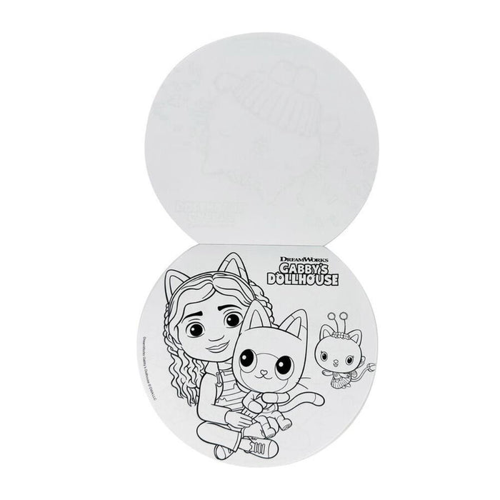 Conjunto de Pintura com Lápis de Cera e Mala Gabby´s Dollhouse