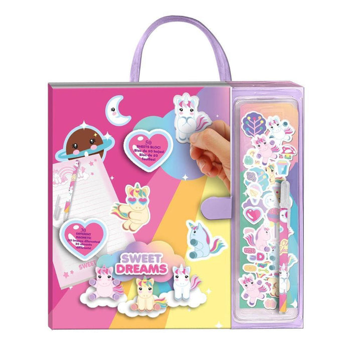 Caderno com Caneta e Ímans Sweet Dreams