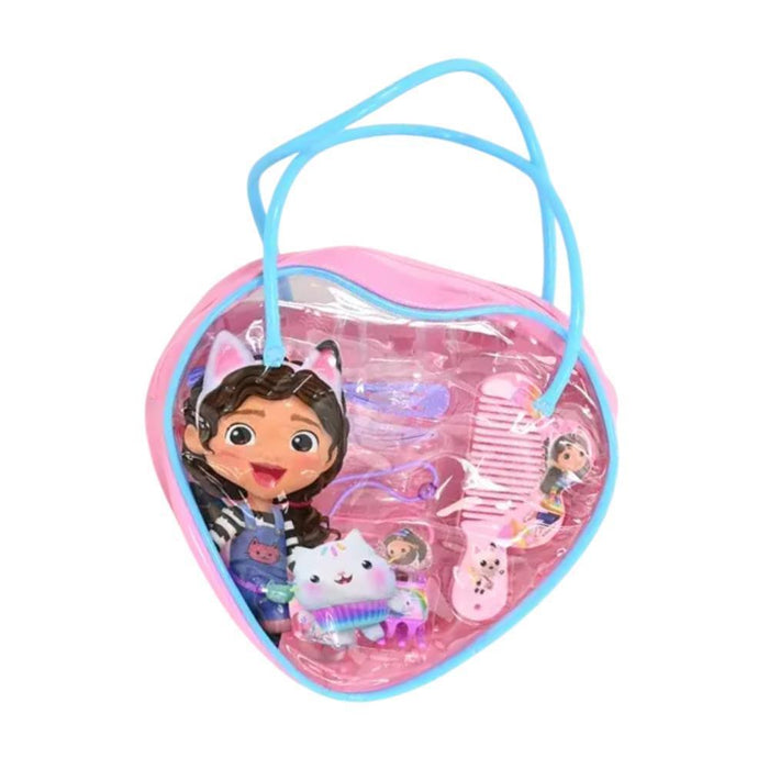 Mala Coração com Acessórios para Cabelo Gabby´s Dollhouse 12 Peças