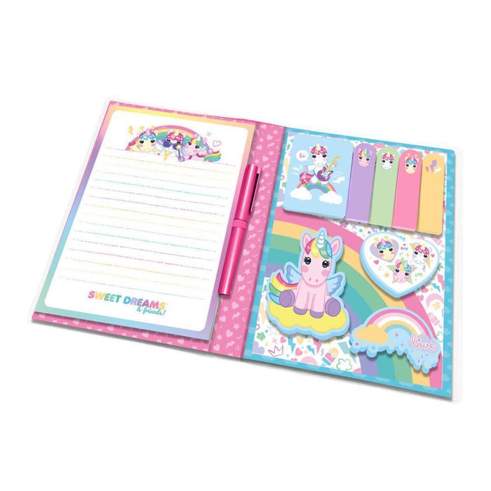 Caderno com Caneta Mágica UV e Stickers Sweet Dreams