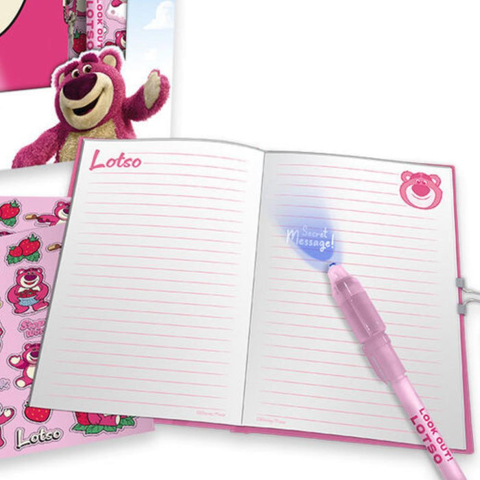 Diário com Caneta Mágica Lotso Disney Toy Story