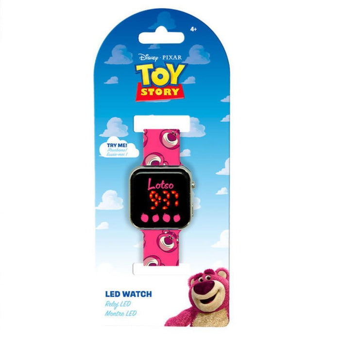 Relógio Digital LED Disney Toy Story Lotso