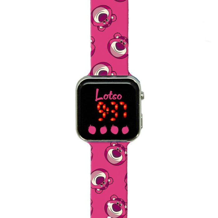 Relógio Digital LED Disney Toy Story Lotso