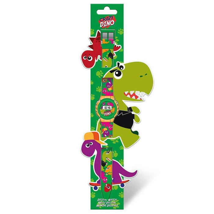 Relógio Digital Crazy Dino