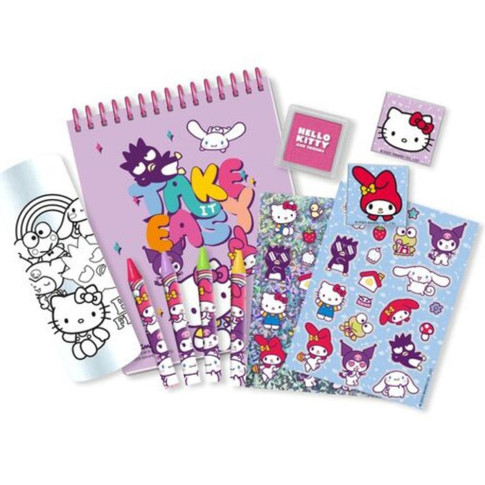 Conjunto de Papelaria com Mala 3D Hello Kitty