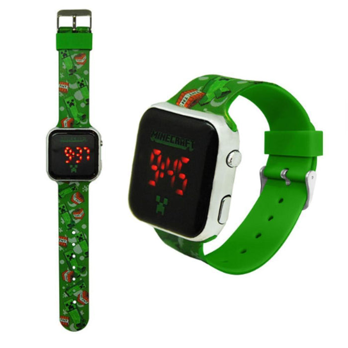 Relógio Digital Led Minecraft