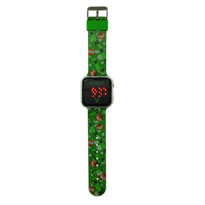 Relógio Digital Led Minecraft