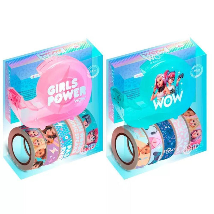 Conjunto de 5 Fitas Cola Decorativas WOW Generation Washi Tapes