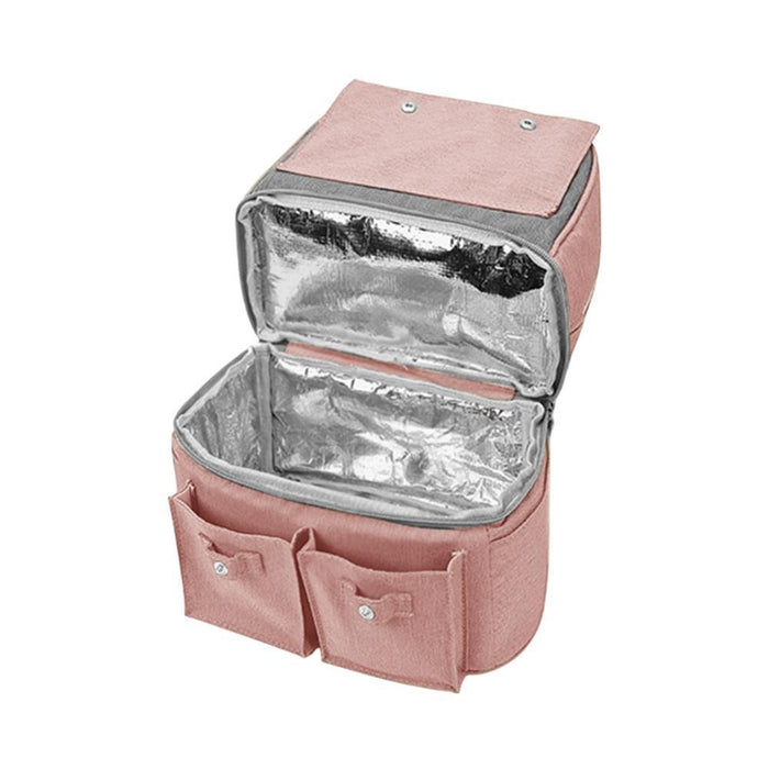 Mochila com Lancheira Kikkaboo Nia Pink