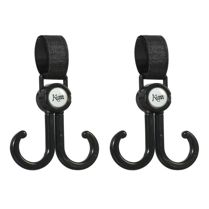 2 Ganchos Duplos Kiokids para Carrinho