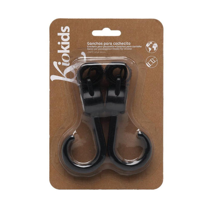 2 Ganchos Duplos Kiokids para Carrinho