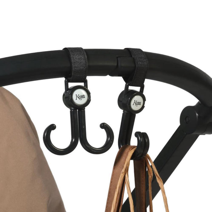 2 Ganchos Duplos Kiokids para Carrinho