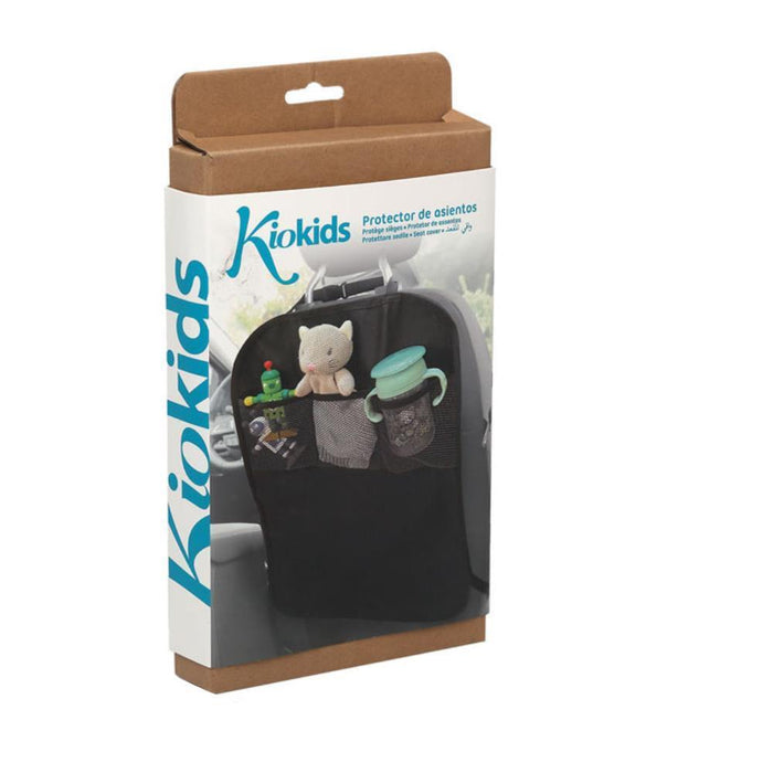 Organizador e Protetor Costas para Assento Automóvel Kiokids Preto