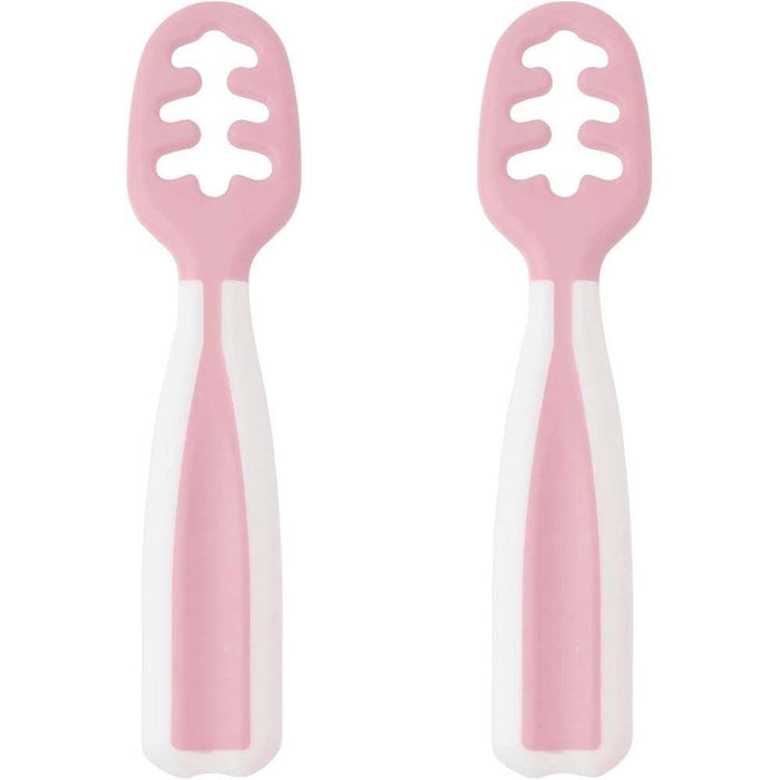 2 precucharas rosas y blancas