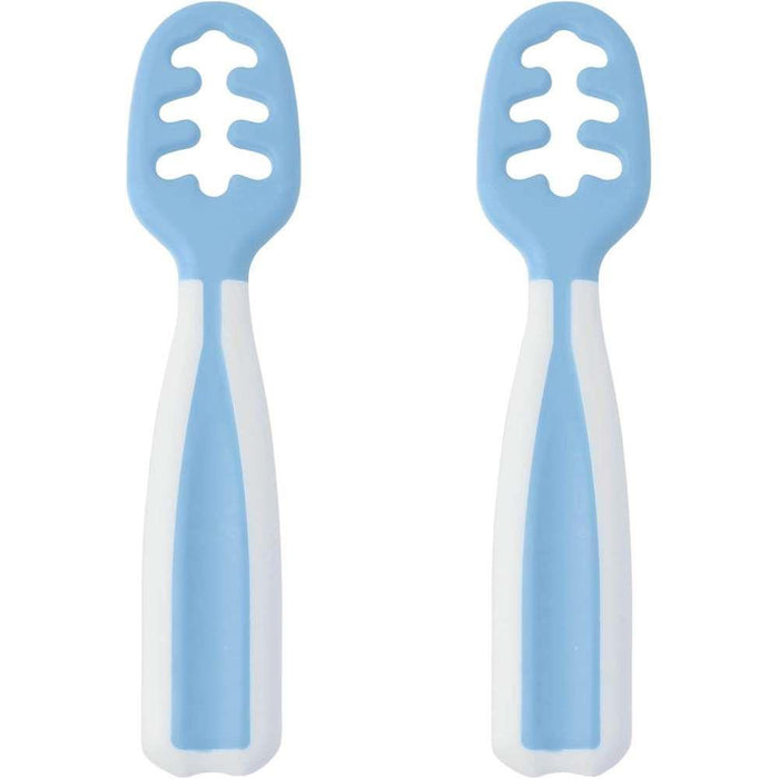 2 Pré-Colheres Azul e Branco