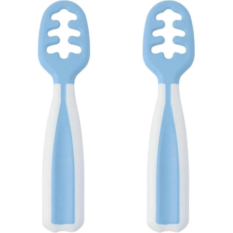 2 precucharas azules y blancas