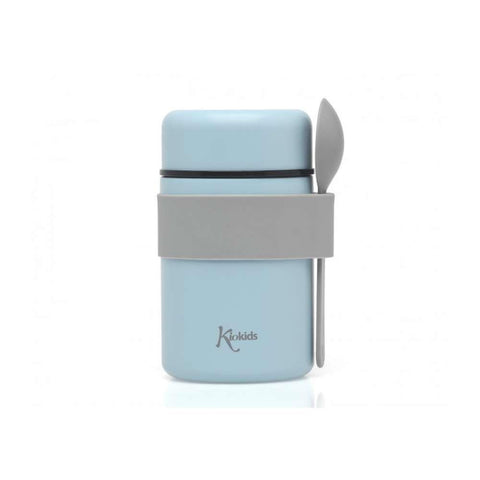 Termo para Sólidos em Inox com Colher Kiokids Azul