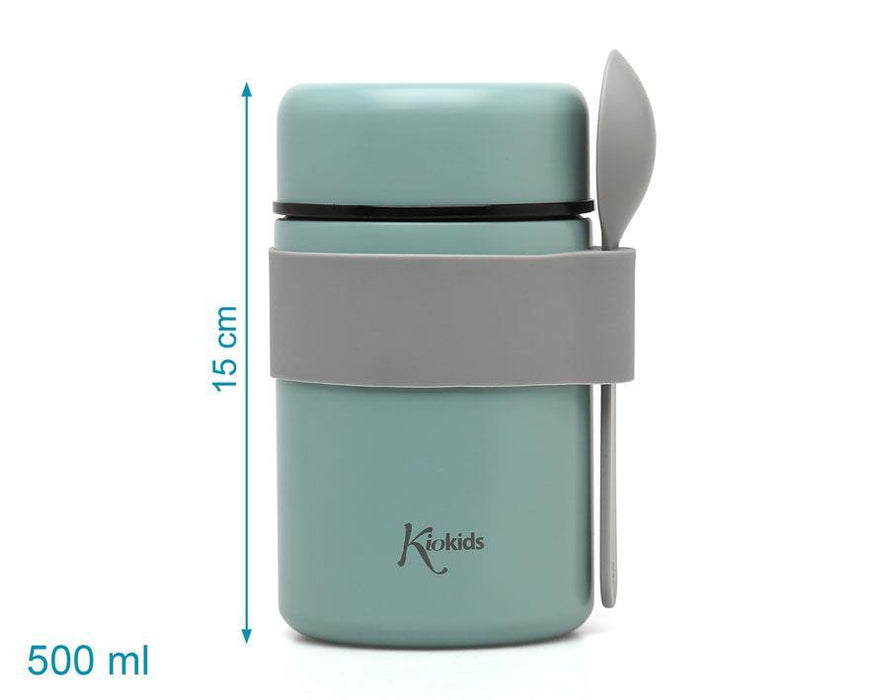 Termo para Sólidos de Inox com Colher Kiokids Sage