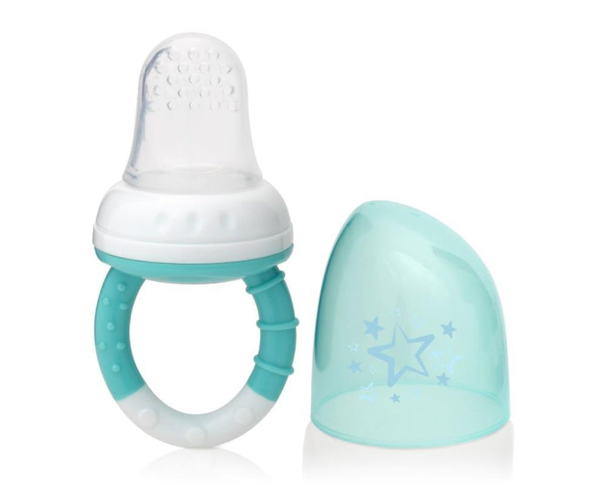 Dispensador de Alimentos com Tampa Estrelas Azul