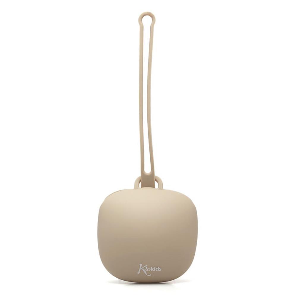 Kiokids Silicone Pacifier Case Beige
