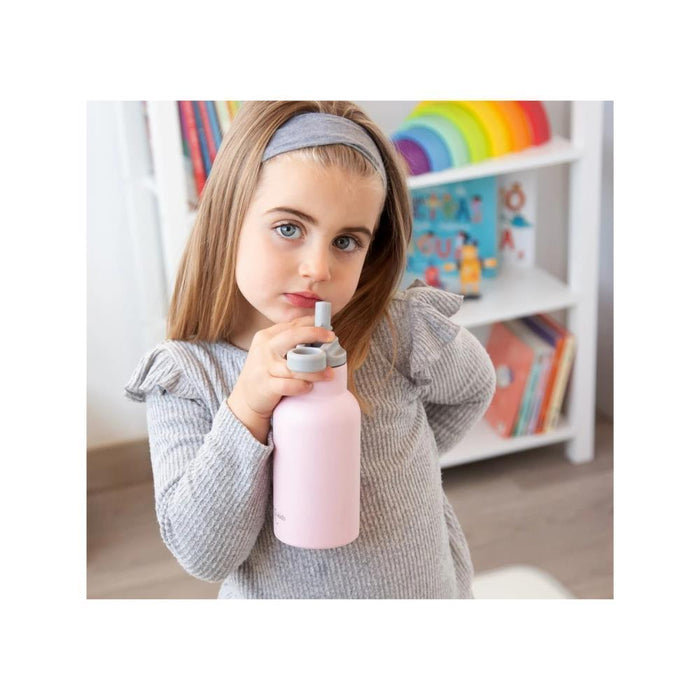 Garrafa Térmica em Inox KioKids Rosa 350 ml