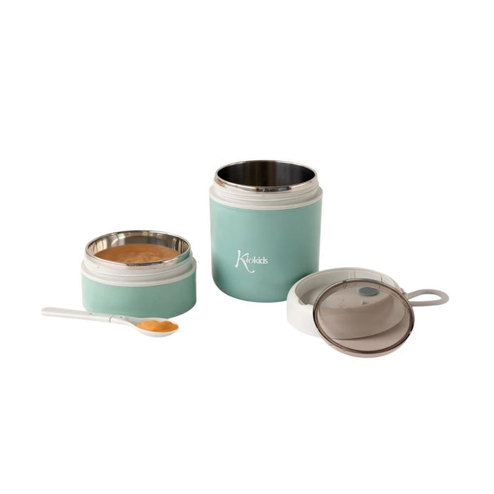 Termo de Sólidos em Inox com Colher KioKids Sage 710 ml