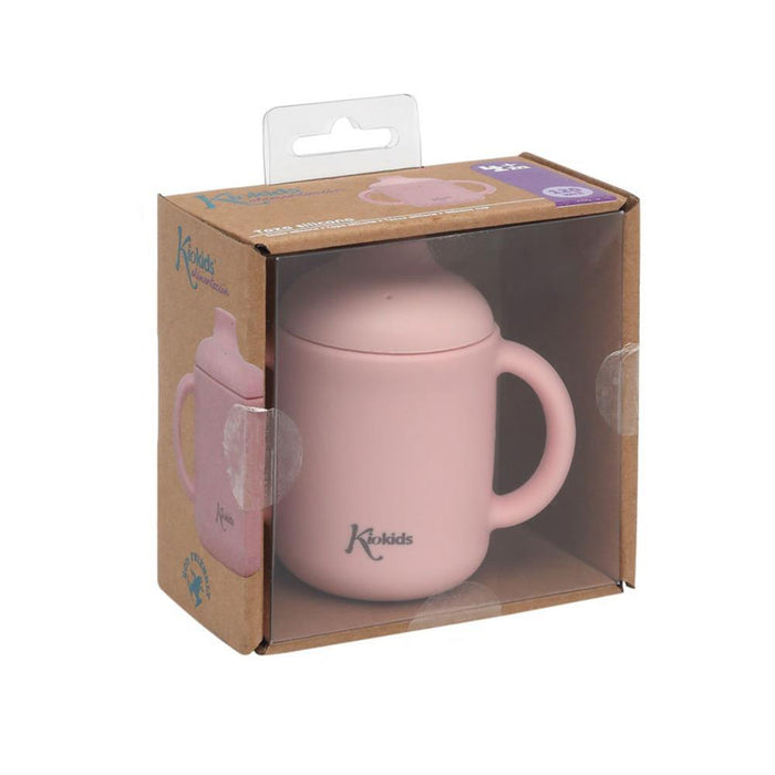 Copo de Aprendizagem em Silicone KioKids Rosa 120 ml
