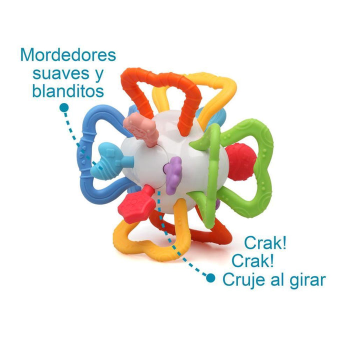 Mordedor Sensorial com Bola KioKids