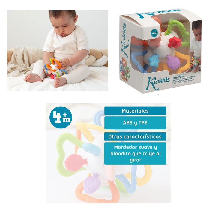 Mordedor Sensorial com Bola KioKids