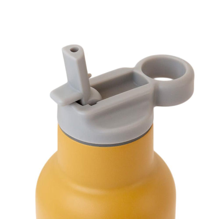 Garrafa Térmica em Inox Kiokids Mostarda 350ml