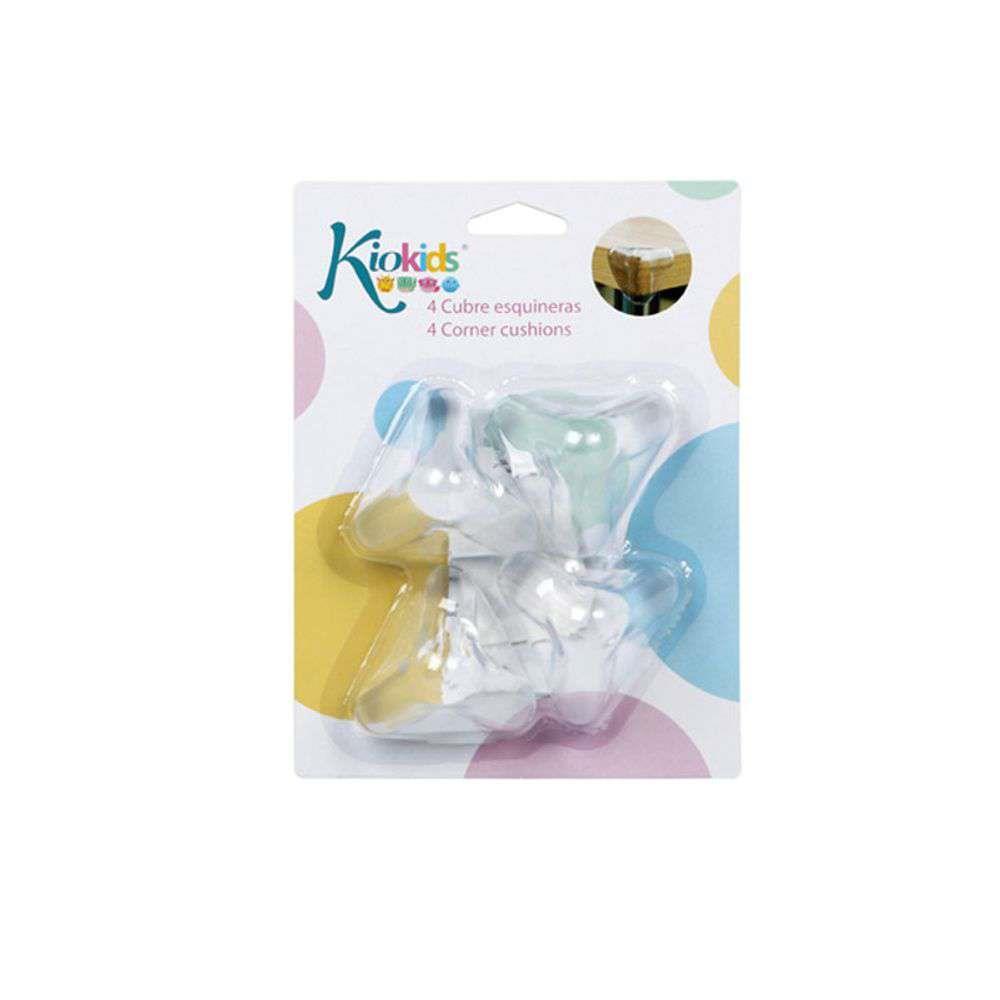 Conjunto de 4 Protetores de Cantos Transparentes Kiokids