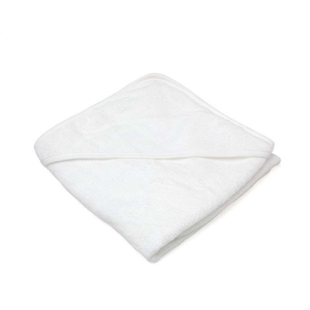White Bamboo Hooded Bath Towel 76x76cm