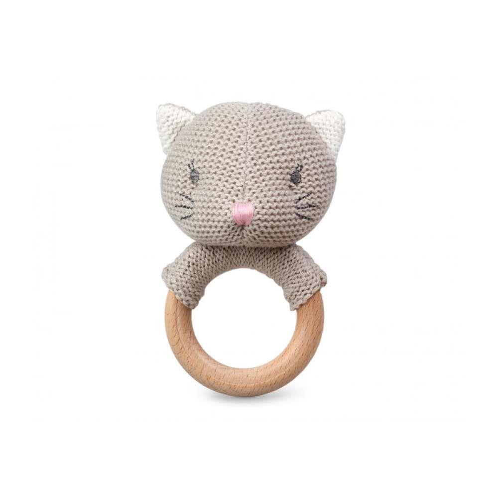 Cotton Friends Roca Gato de Algodón con Caja 13cm