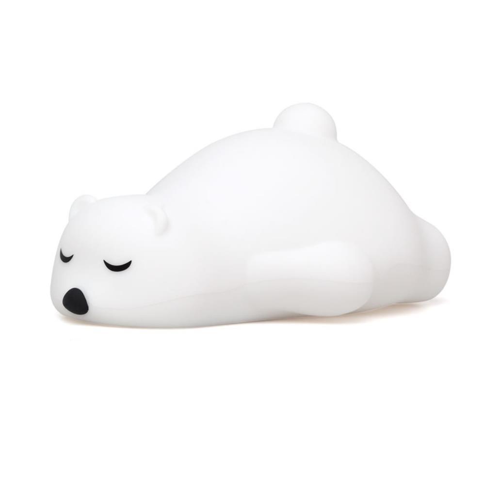 Luz de Presença em Silicone Kiokids Urso Polar
