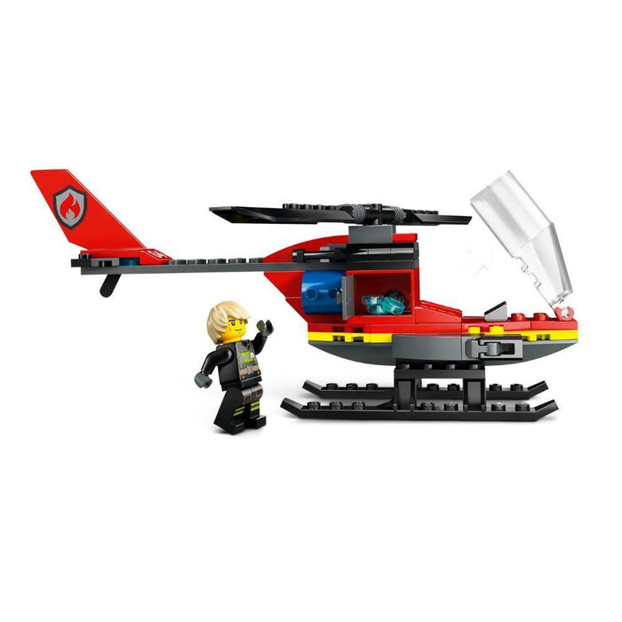 Lego City Helicóptero De Rescate De Bomberos 85 Piezas