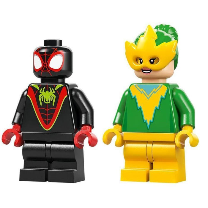 Lego Marvel Spin e Electro Veículo Dinossauro 124 Peças