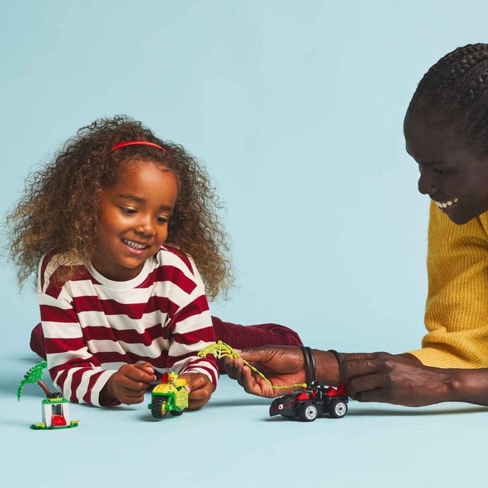 Lego Marvel Spin e Electro Veículo Dinossauro 124 Peças