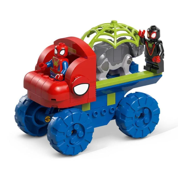 Lego Marvel Equipa Spidey Resgate com Veículo Dinossauro Todo-o-Terreno 136 Peças