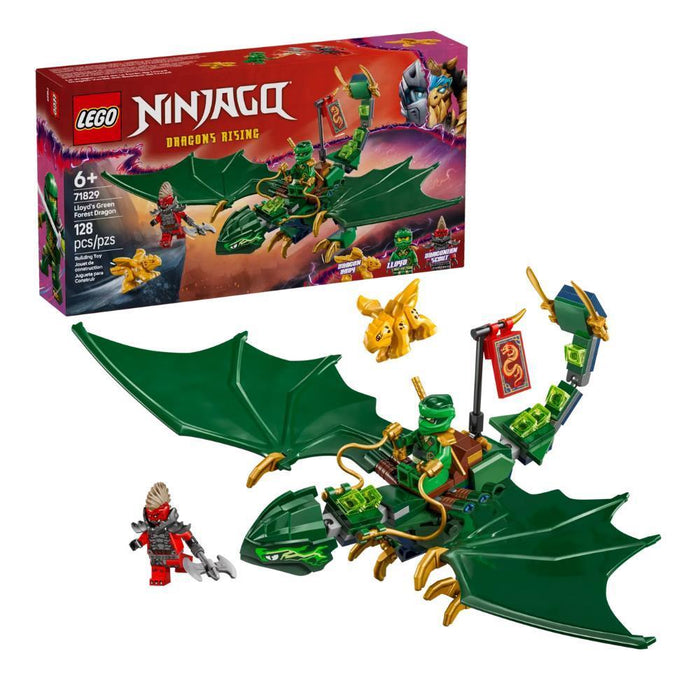 Lego Ninjago Dragão Verde da Floresta de Lloyd 128 Peças