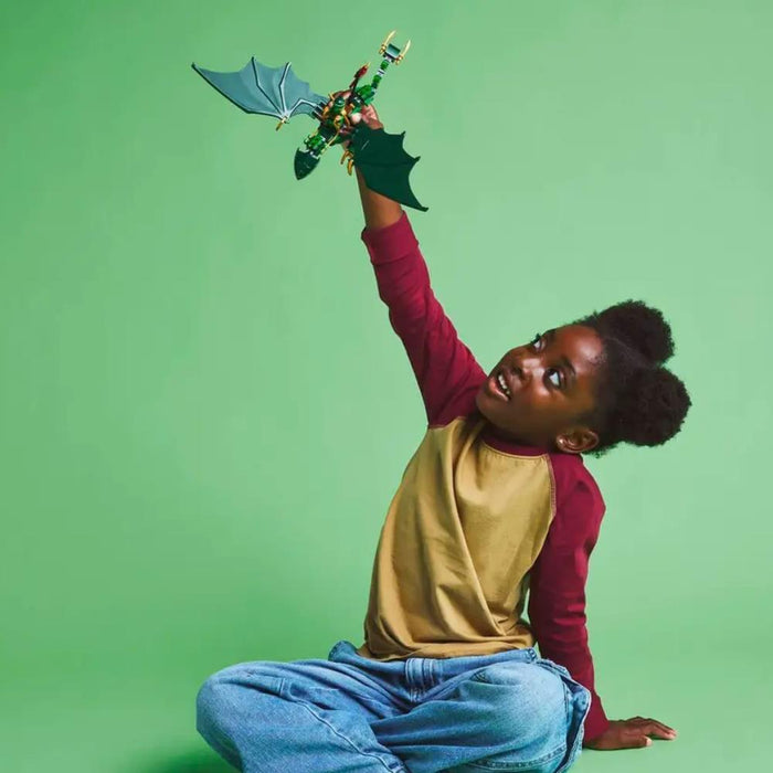 Lego Ninjago Dragão Verde da Floresta de Lloyd 128 Peças