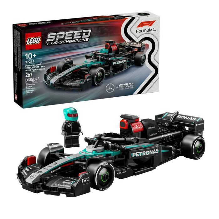 Lego Speed Champions Carro de Corrida Mercedes-AMG F1 W15 267 Peças