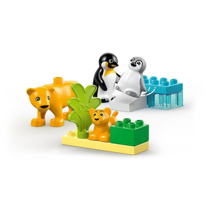 Lego Duplo Famílias de Animais Selvagens Leões e Pinguins 10 Peças